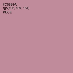 #C08B9A - Puce Color Image