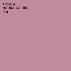 #C08B9C - Puce Color Image