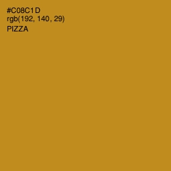 #C08C1D - Pizza Color Image