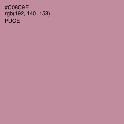 #C08C9E - Puce Color Image