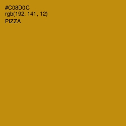 #C08D0C - Pizza Color Image