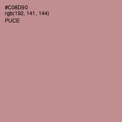 #C08D90 - Puce Color Image