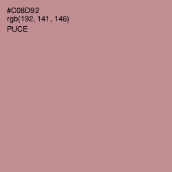#C08D92 - Puce Color Image