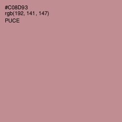 #C08D93 - Puce Color Image