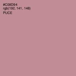 #C08D94 - Puce Color Image