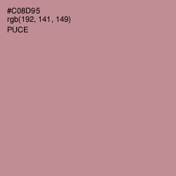 #C08D95 - Puce Color Image