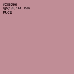 #C08D96 - Puce Color Image