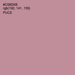 #C08D9B - Puce Color Image