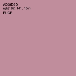 #C08D9D - Puce Color Image