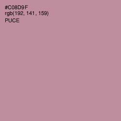 #C08D9F - Puce Color Image