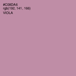 #C08DA6 - Viola Color Image