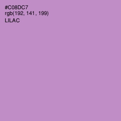 #C08DC7 - Lilac Color Image