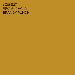 #C08E27 - Brandy Punch Color Image