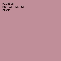 #C08E98 - Puce Color Image