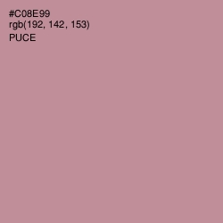 #C08E99 - Puce Color Image