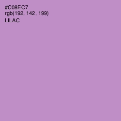 #C08EC7 - Lilac Color Image