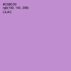 #C08ED0 - Lilac Color Image