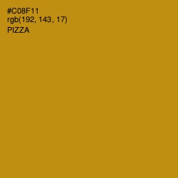 #C08F11 - Pizza Color Image