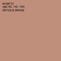 #C08F7C - Antique Brass Color Image
