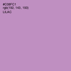 #C08FC1 - Lilac Color Image