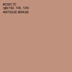 #C0917C - Antique Brass Color Image