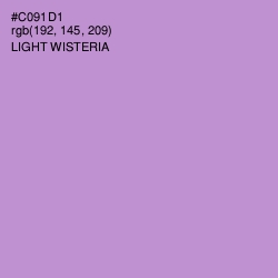 #C091D1 - Light Wisteria Color Image