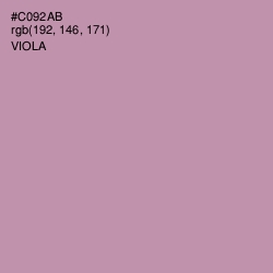 #C092AB - Viola Color Image