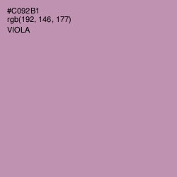 #C092B1 - Viola Color Image