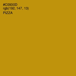 #C0930D - Pizza Color Image