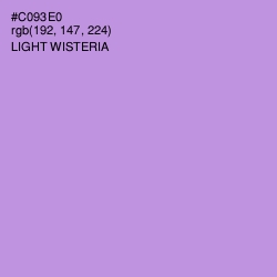 #C093E0 - Light Wisteria Color Image