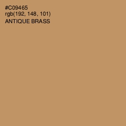 #C09465 - Antique Brass Color Image