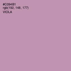 #C094B1 - Viola Color Image