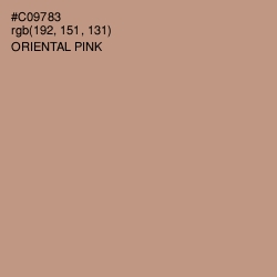 #C09783 - Oriental Pink Color Image