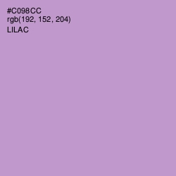 #C098CC - Lilac Color Image