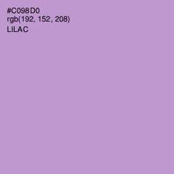 #C098D0 - Lilac Color Image