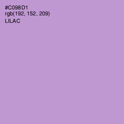 #C098D1 - Lilac Color Image