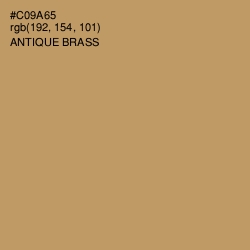 #C09A65 - Antique Brass Color Image