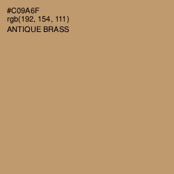 #C09A6F - Antique Brass Color Image