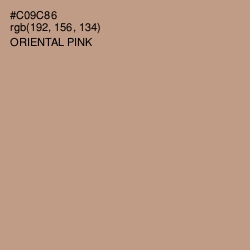 #C09C86 - Oriental Pink Color Image