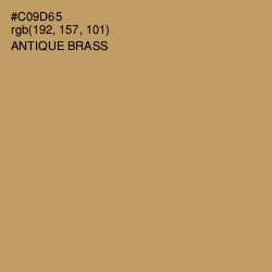 #C09D65 - Antique Brass Color Image