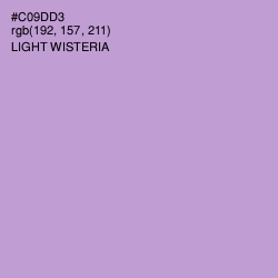 #C09DD3 - Light Wisteria Color Image