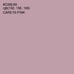 #C09EA9 - Careys Pink Color Image