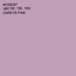 #C09EB7 - Careys Pink Color Image