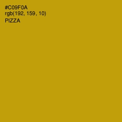 #C09F0A - Pizza Color Image