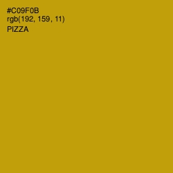 #C09F0B - Pizza Color Image