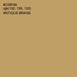 #C09F66 - Antique Brass Color Image