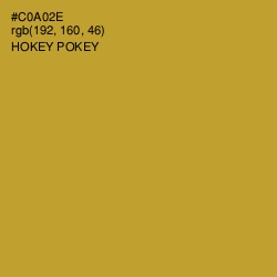 #C0A02E - Hokey Pokey Color Image