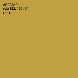 #C0A040 - Roti Color Image