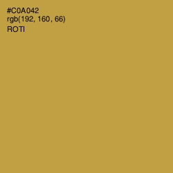 #C0A042 - Roti Color Image