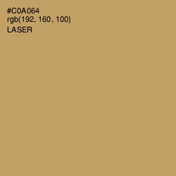 #C0A064 - Laser Color Image